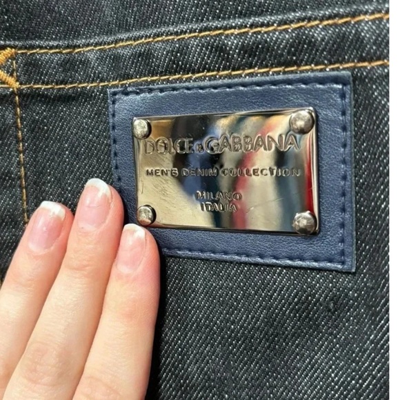 Dolce & Gabbana Dark Indigo Straight Jeans - Picture 6 of 8